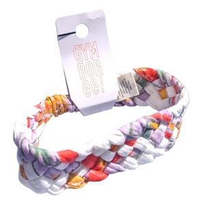 Gymboree OS  Purple/Green/Yellow/Red Woven Headband